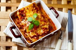lasagna me kima kai mozzarela