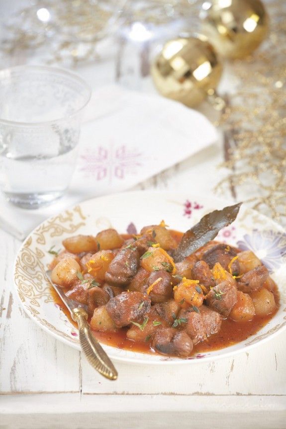 kastana stifado