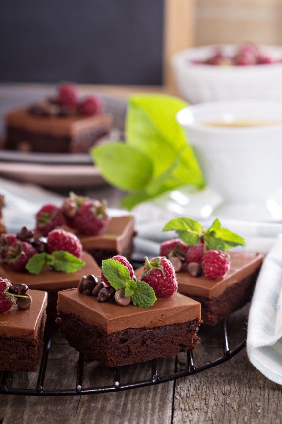 brownies me krema sokolatas