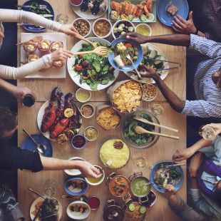 Food Buffet Catering Dining Eating Party Sharing Concept