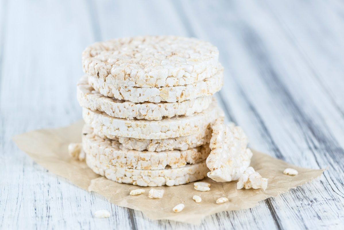 Portion of Rice Cakes