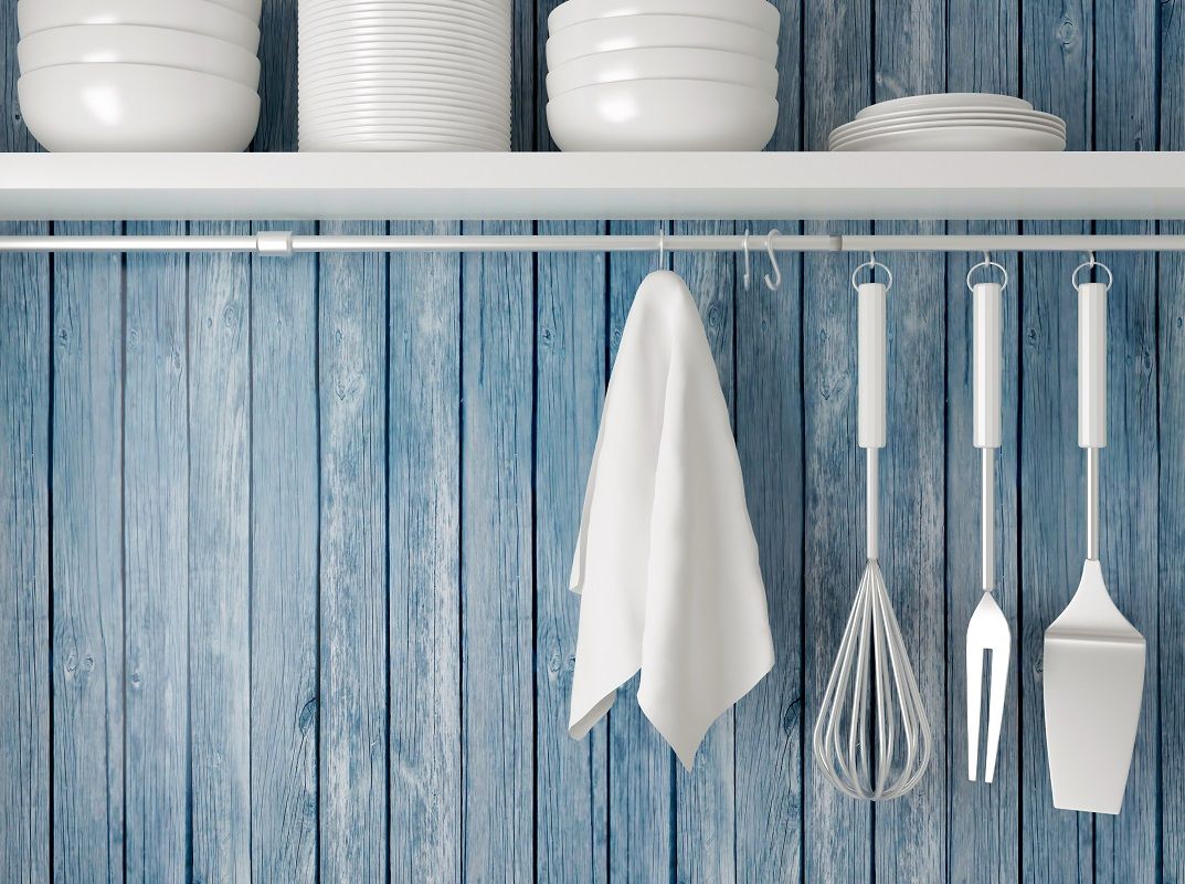 Kitchen cooking utensils.