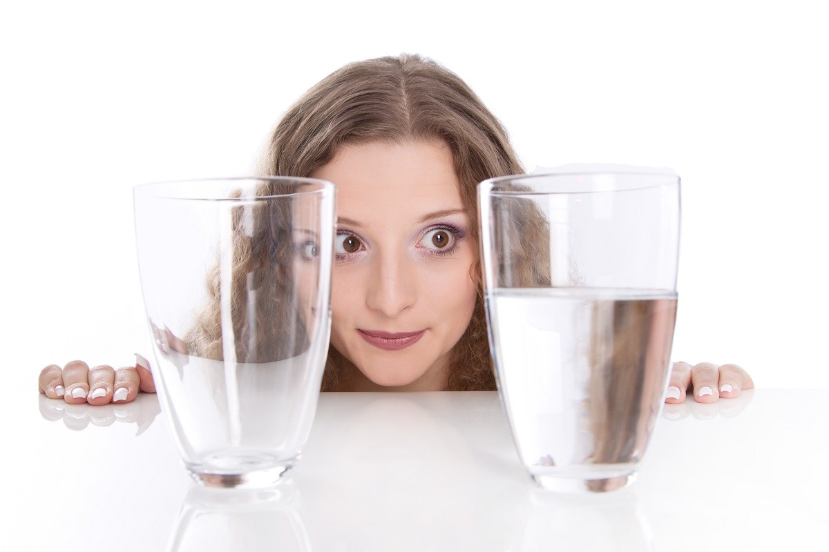 Half empty – half full