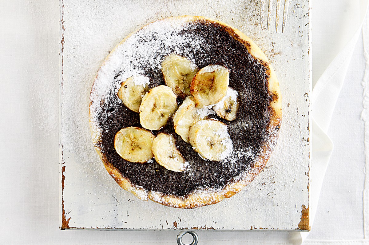 pizza banana