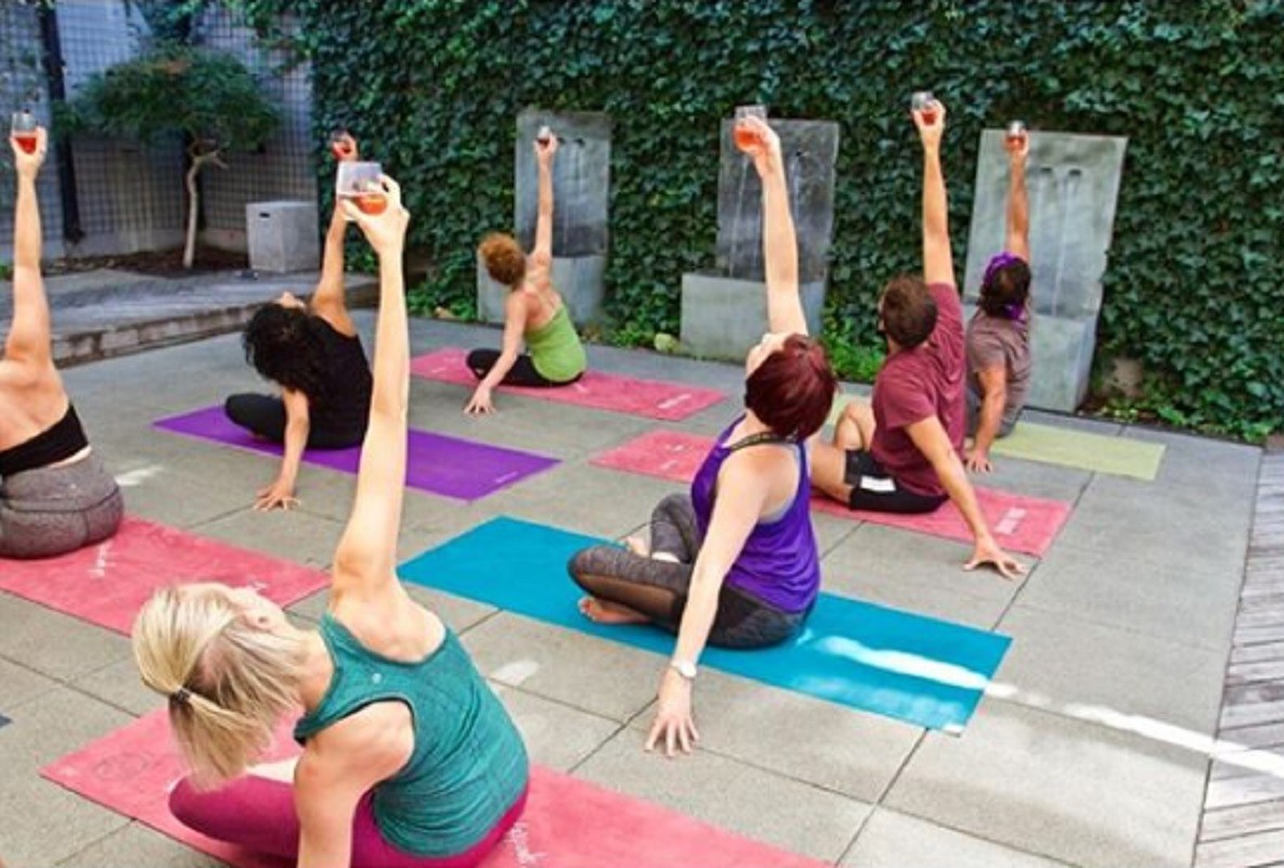 drunk yoga