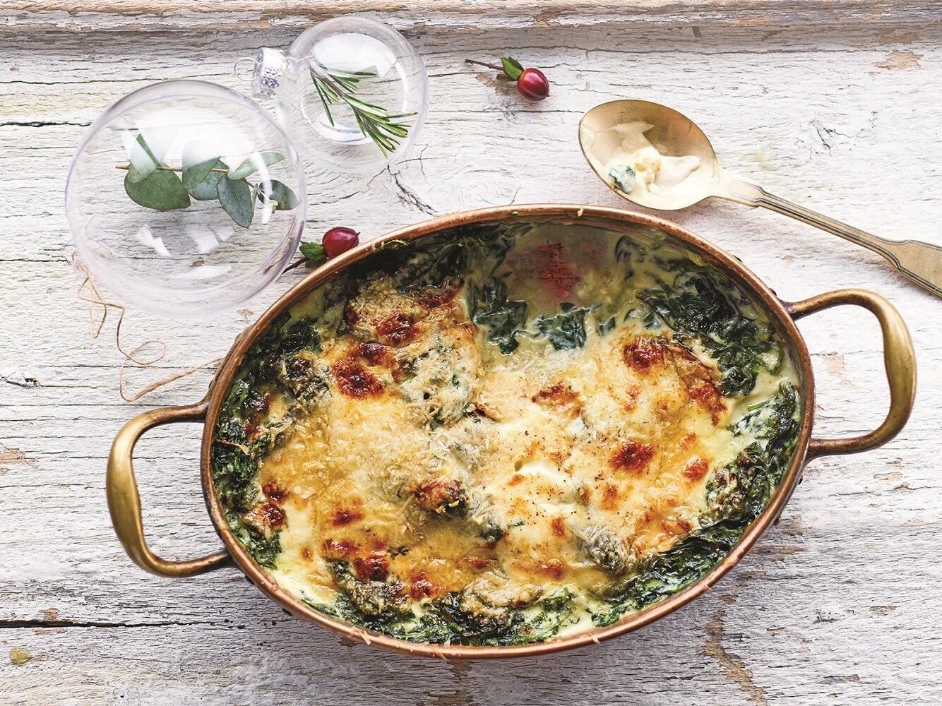 creamed spinach