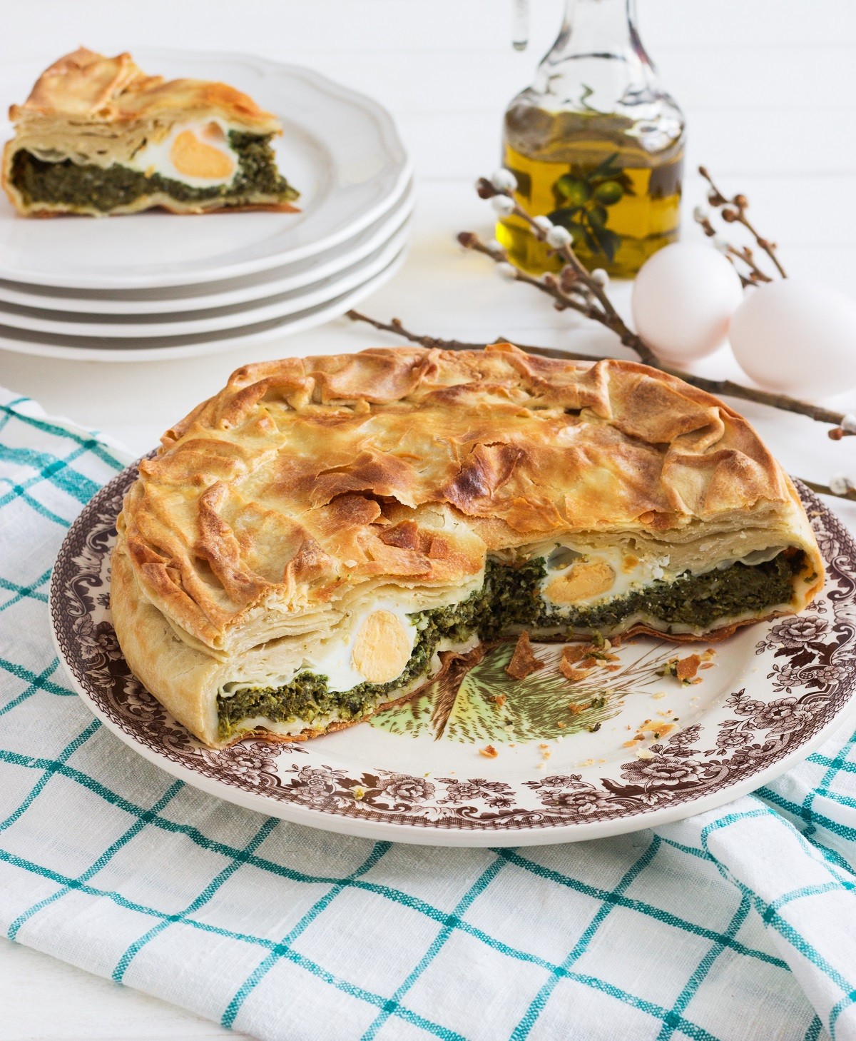 Pasqualina tart typical italian easter.