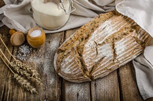 Homemade sourdough bread