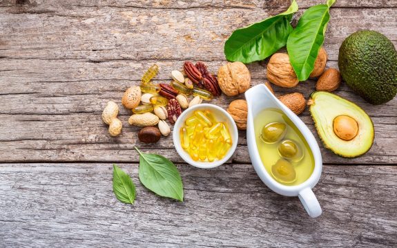 Selection food sources of omega 3 and unsaturated fats. Superfoo