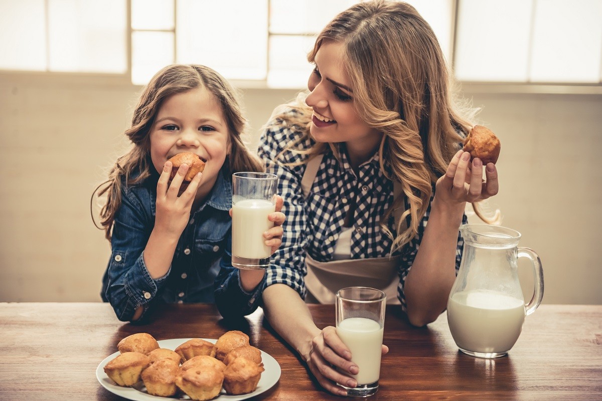 Mom and daughter