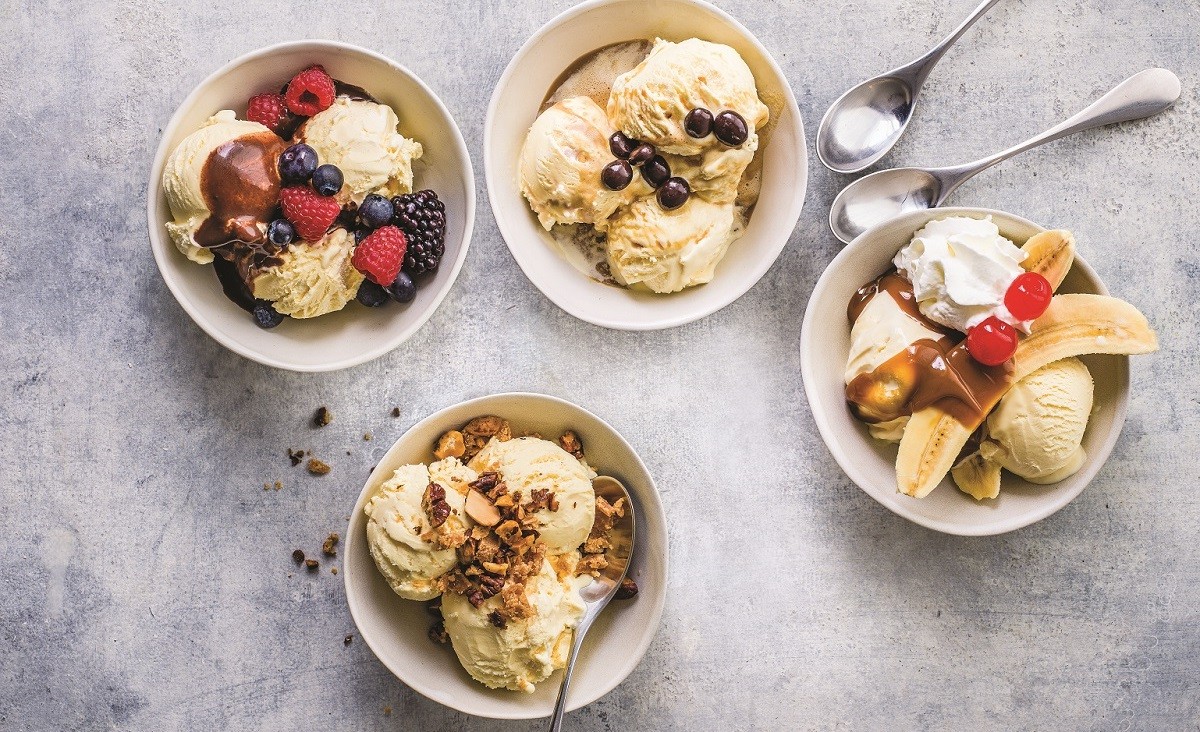 Ice cream vanilla small