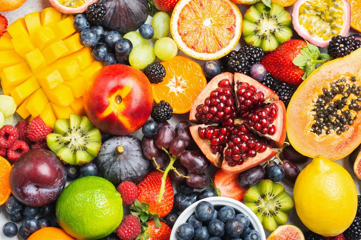 Delicious rainbow fruits