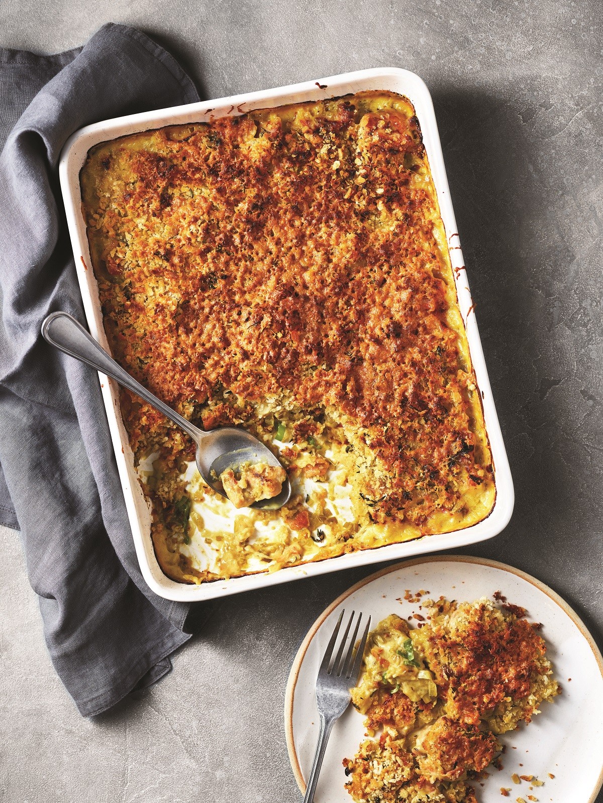 chicken and leek bake