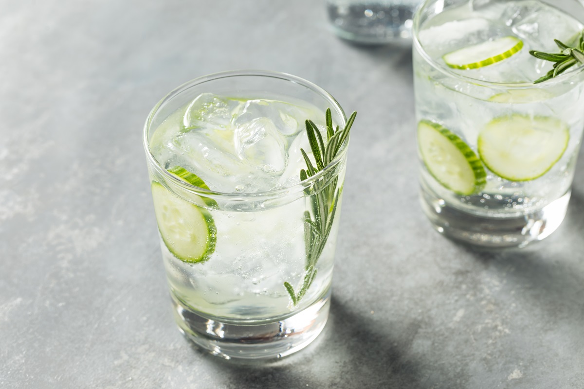 Refreshing Boozy Rosemary Gin and Tonic