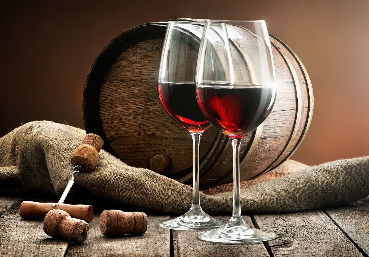 Composition with wine