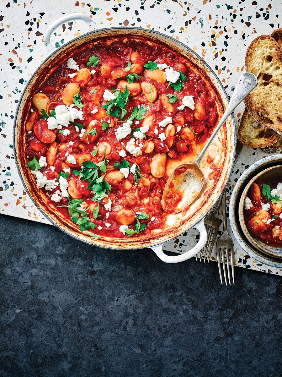 Greek baked beans