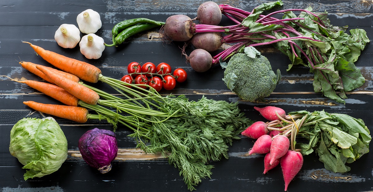 Fresh,Vegetables,On,A,Rustic,Table
