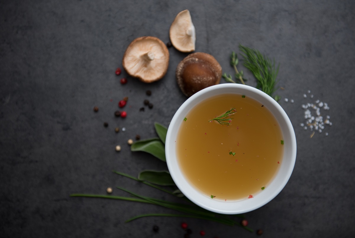 Broth,In,Small,Bowl