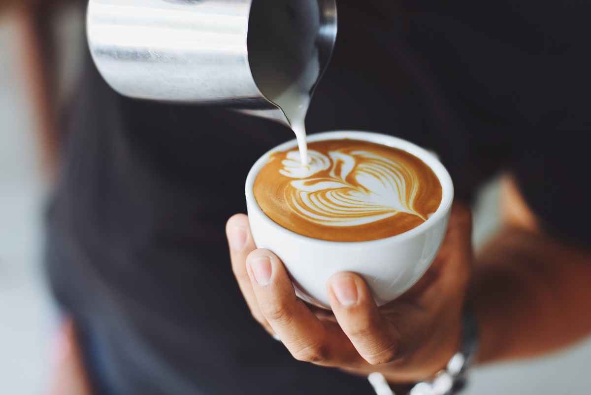Coffee,Latte,Art,Make,By,Barista