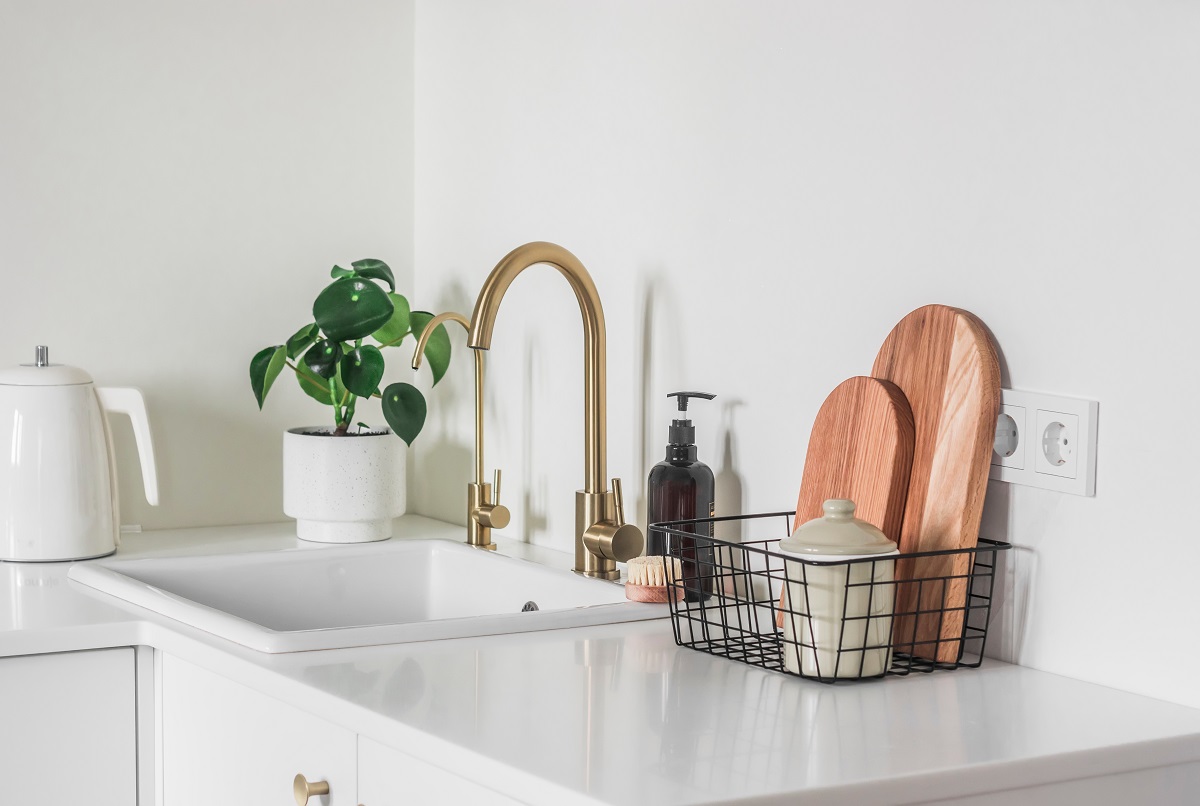 Beautiful,Bright,Interior,Of,The,Kitchen,In,A,Minimalist,Style
