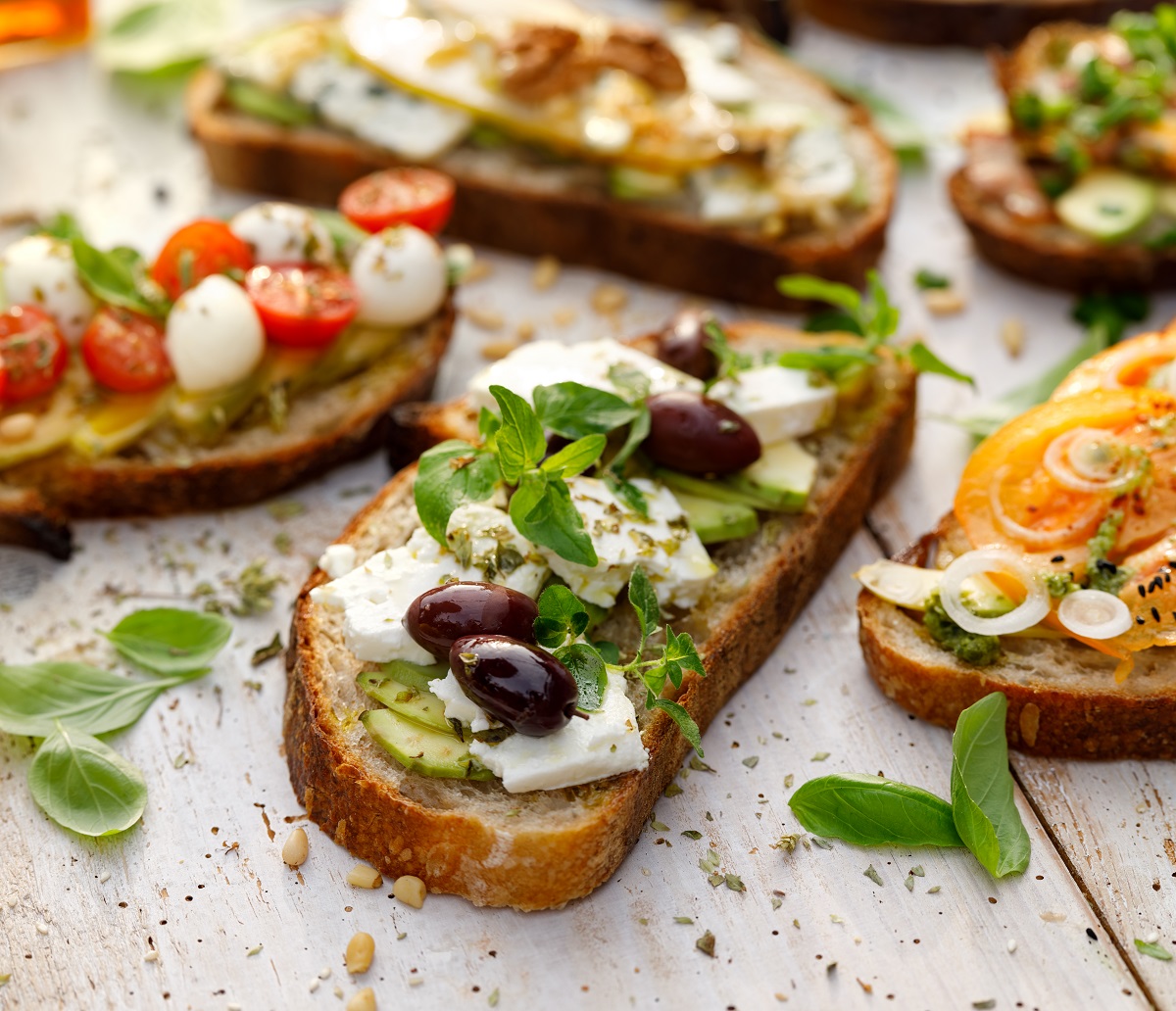 Open,Sandwich,Made,Of,Slices,Of,Sourdough,Bread,With,Avocado,