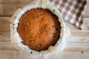 Traditionally,Home,Baked,Fruit,Sponge,Cake,Straight,Out,Of,The