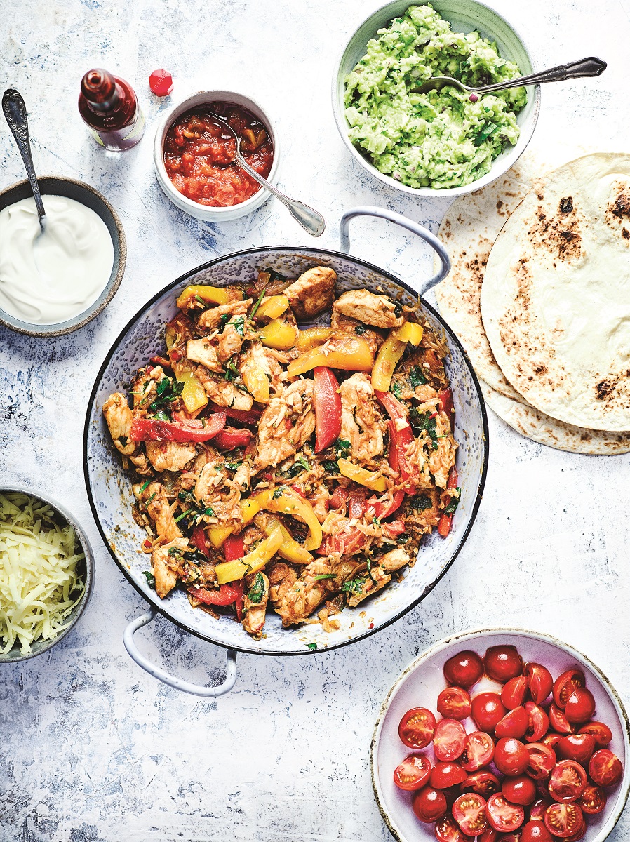 Chicken fajitas