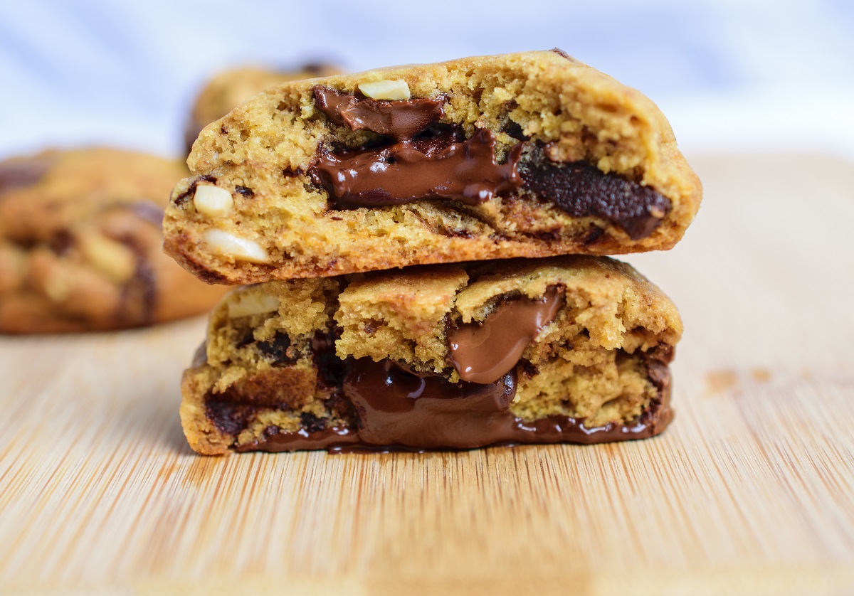 Close,Up,Photo,Soft,Chocolate,Chip,Cookies,That,Has,Been