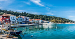 Panorama,Of,Katakolo,Port,,Where,Cruise,Ships,Land,For,Ancient