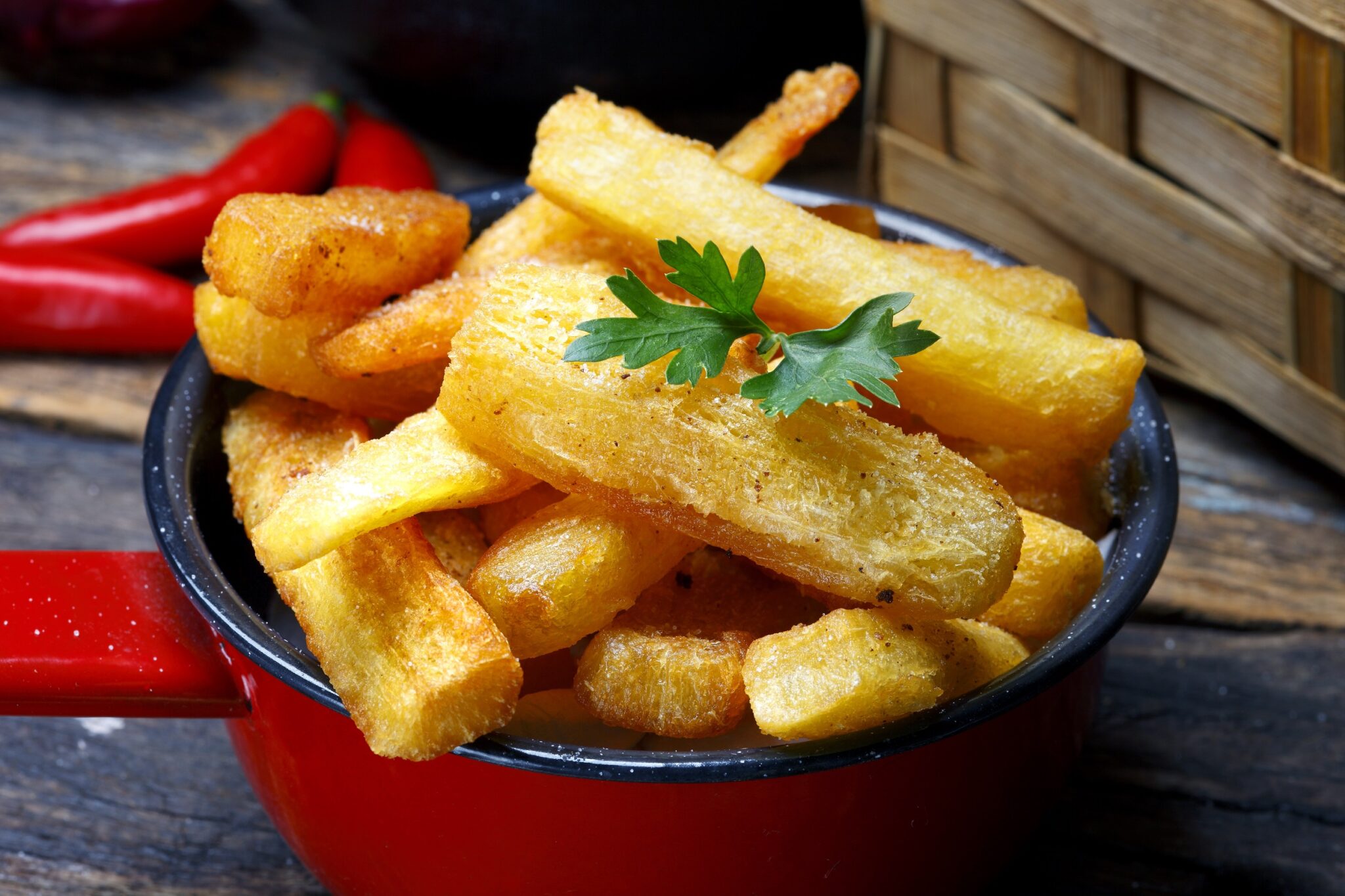 Boiled,Cassava