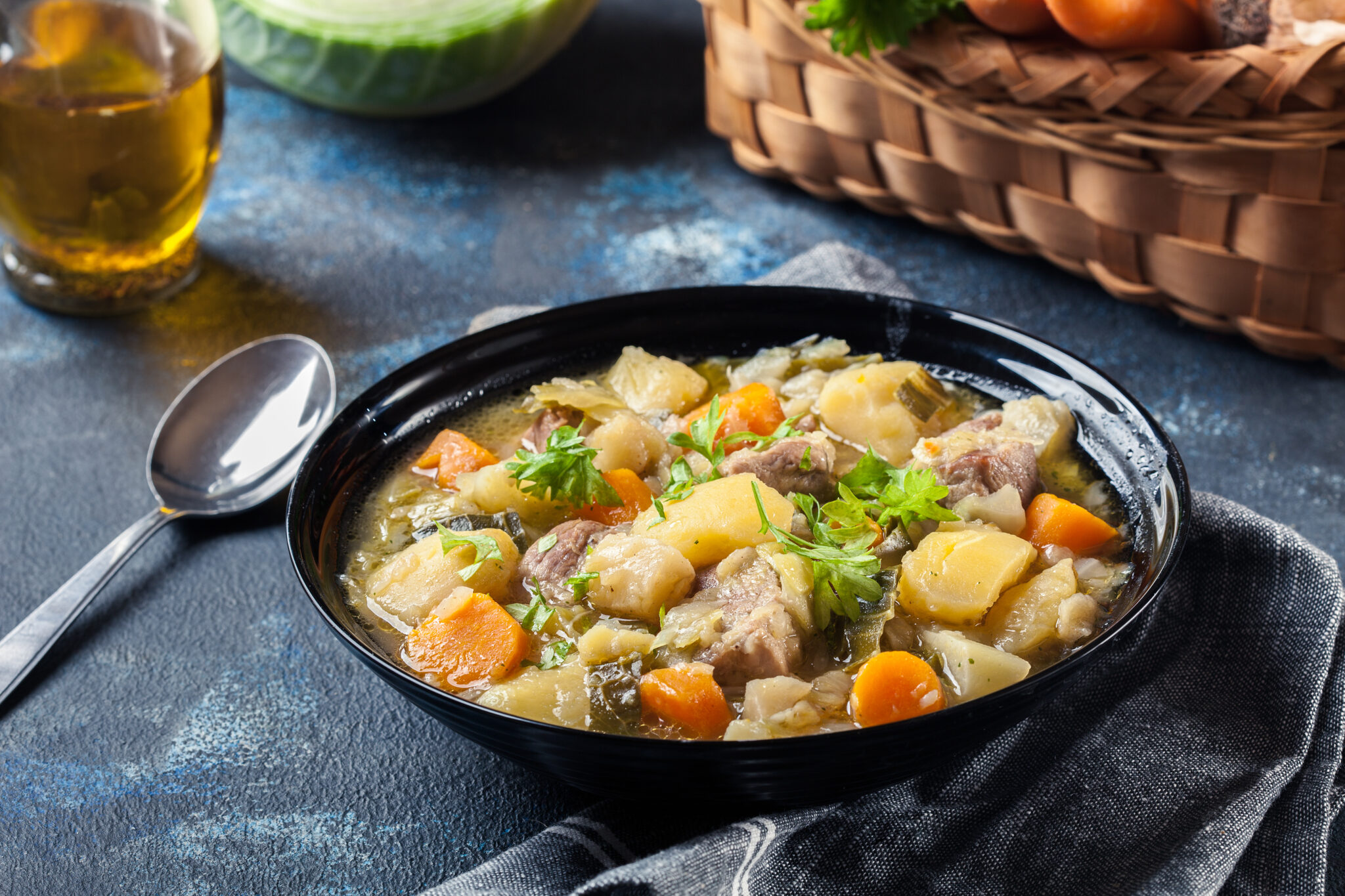 Pichelsteiner,,German,Stew,That,Contains,Meat,And,Vegetables