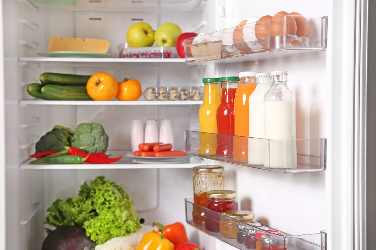 Open,Fridge,Full,Of,Different,Food