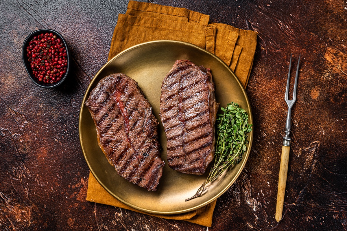 Grilled,Shoulder,Top,Blade,Or,Australia,Wagyu,Oyster,Blade,Beef