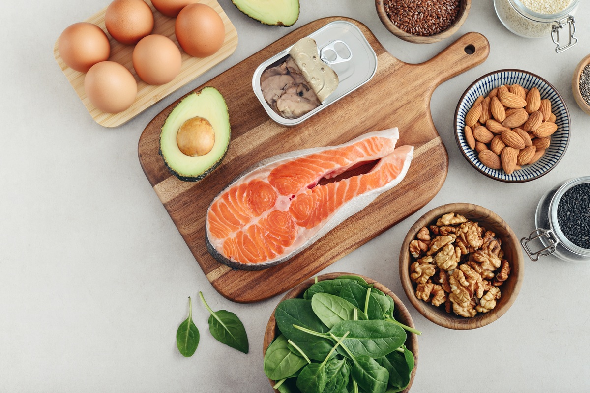 Food,Rich,In,Omega,3,Fatty,Acid,And,Healthy,Fats.