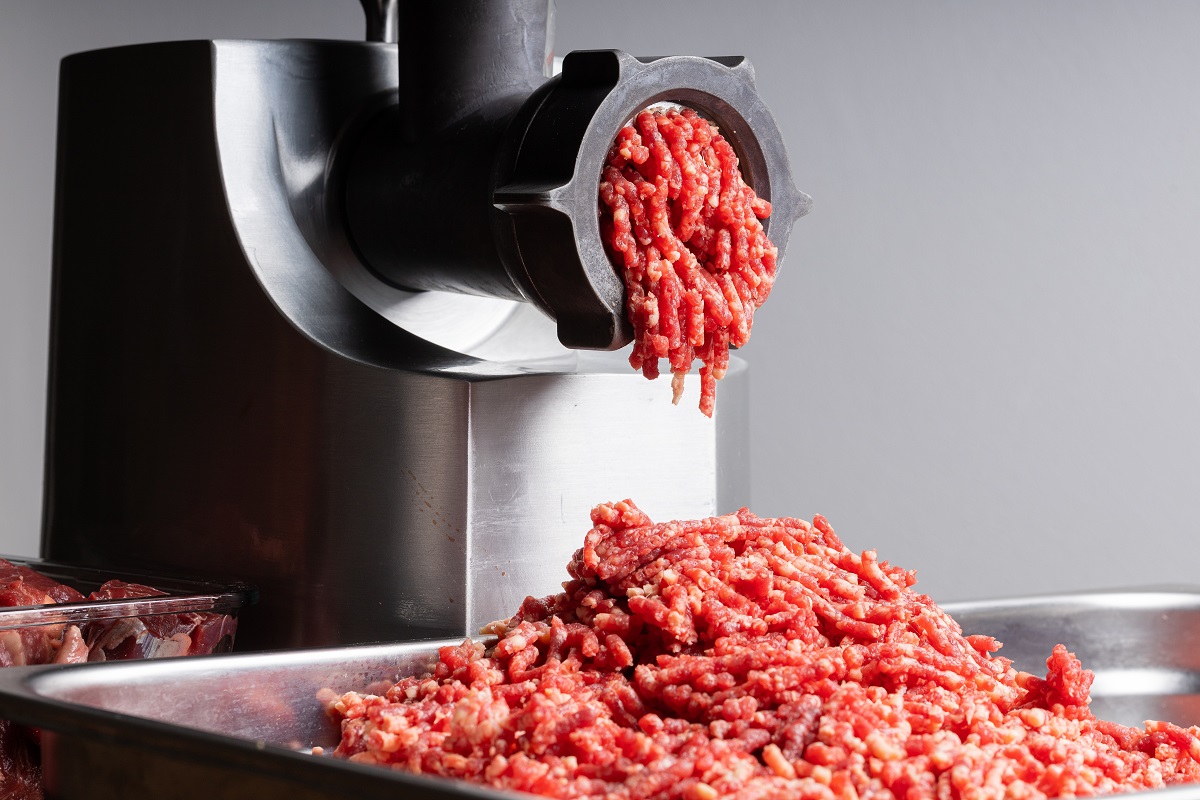 The,Fresh,Raw,Beef,Meat,In,The,Grinder,The,Meat