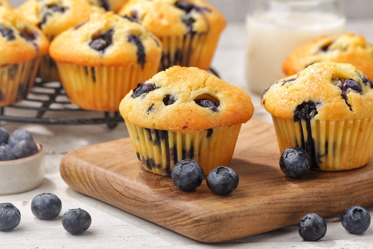 Muffin,Blueberry.,These,Fluffy,Blueberry,Muffins,Are,Tender,,Moist,And