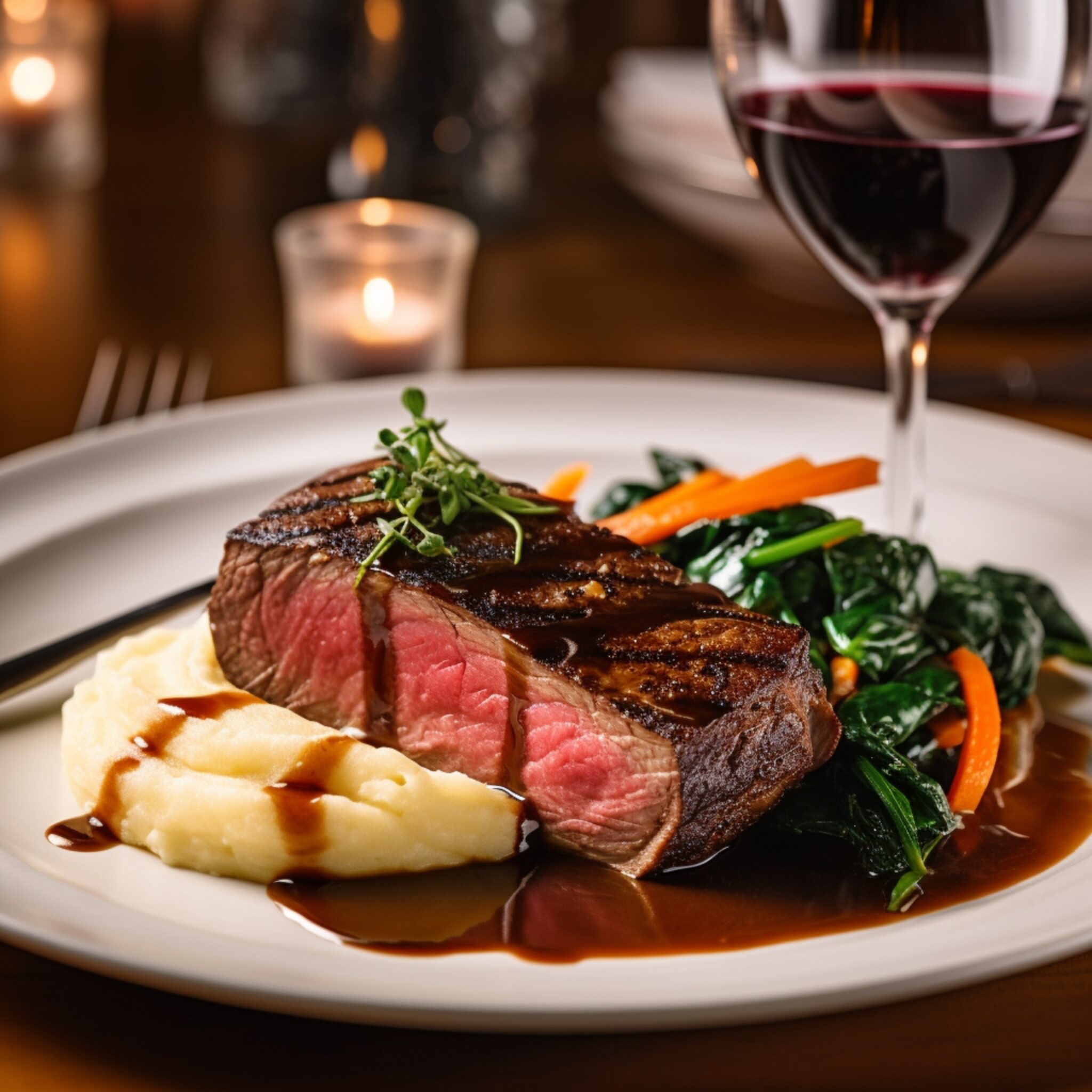 A,Succulent,Herb,-,Marinated,New,York,Strip,Steak,,Cooked