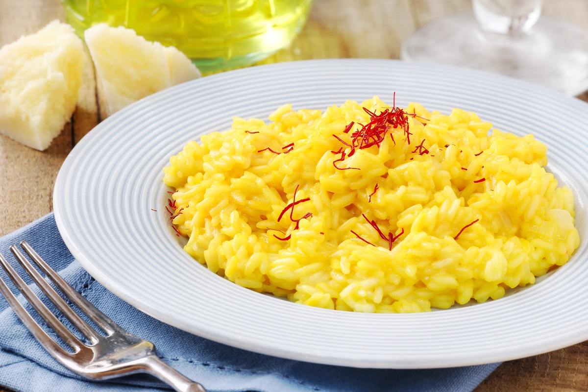 Italian,Saffron,Risotto,Or,Alla,Milanese