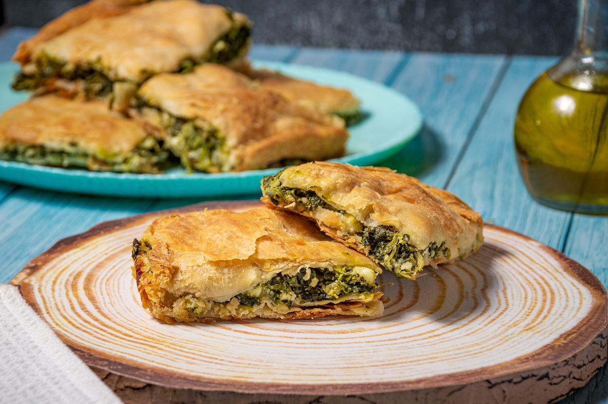 Greek,Pie,Spanakopita,With,Spinach,And,Cheese